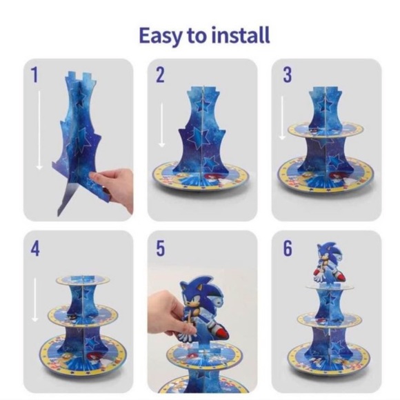 NEW| Sonic Over The Hedge Birthday Party Supplies Lot - Picture 6 of 6